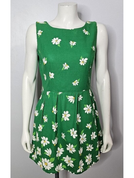 Malia Dresses & Skirts - Vintage Malia Hawaii Dress, 60s/70s Hawaiian Dress, Daisy Print, Mini